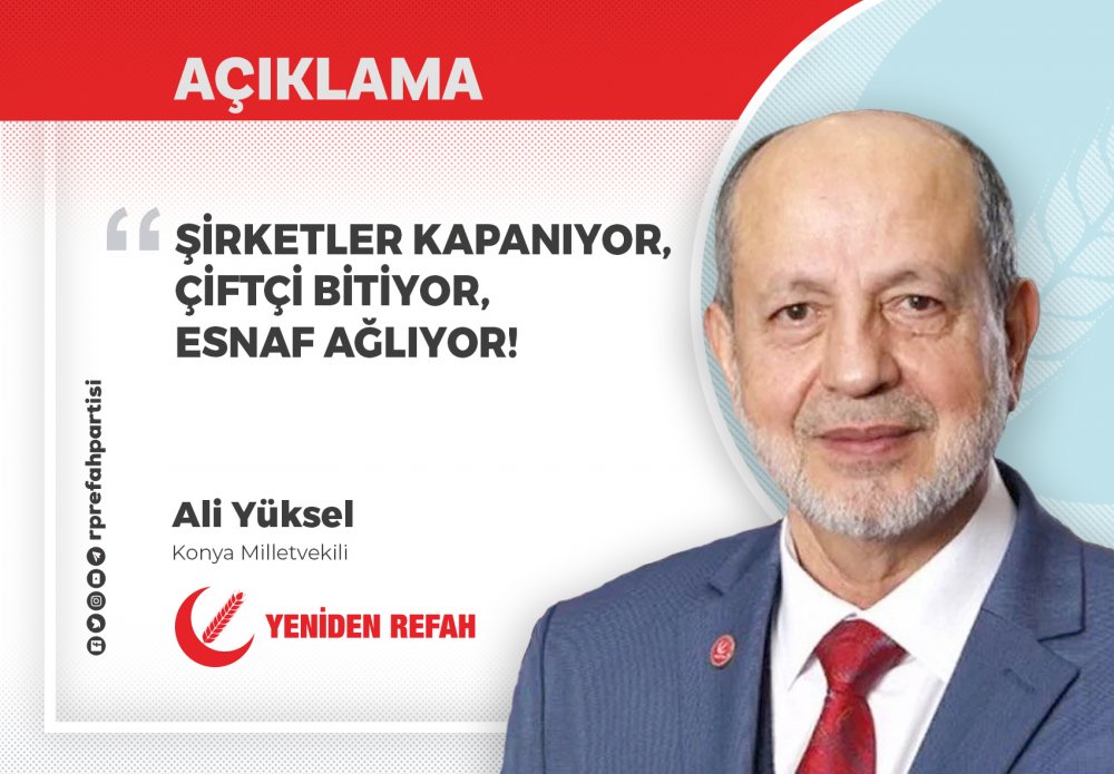 Şirketler Kapanıyor, Çiftçi Bitiyor, Esnaf Ağlıyor!