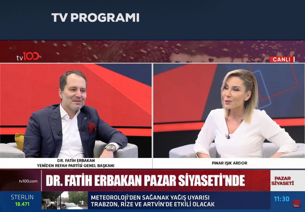 TV100 - PAZAR SİYASETİ - PINAR IŞIK ARDOR