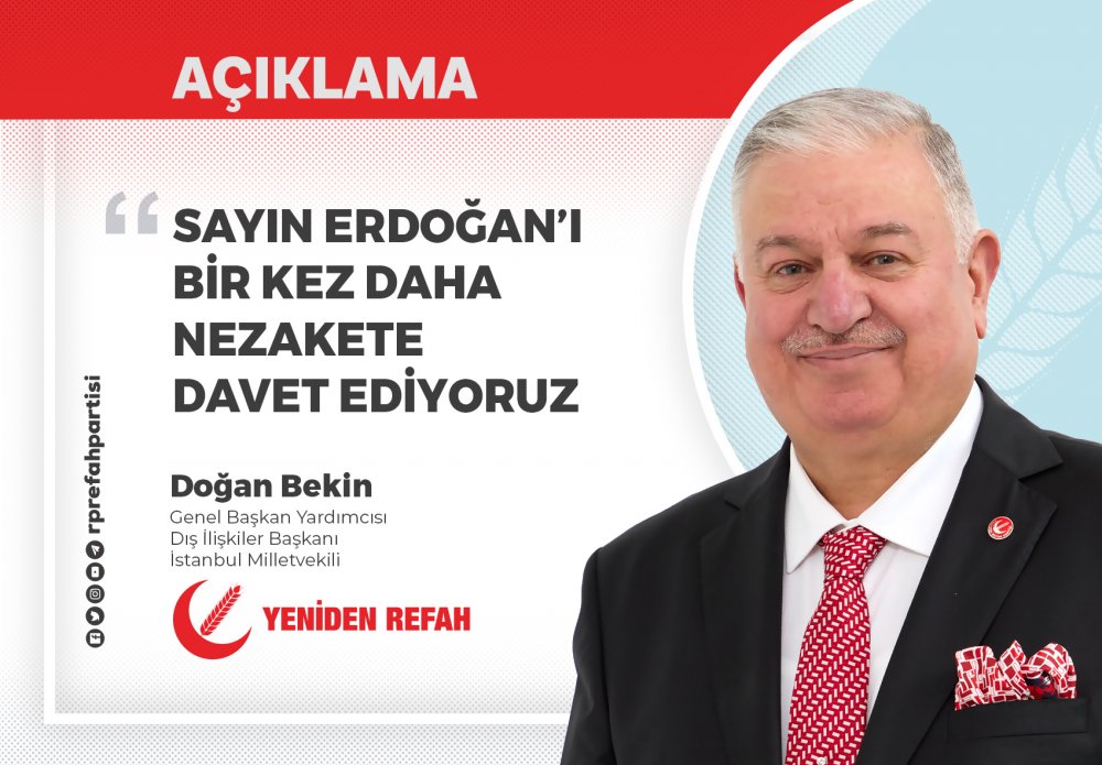 Sayın Erdoğan'ı Bir Kez Daha Nezakete Davet Ediyoruz
