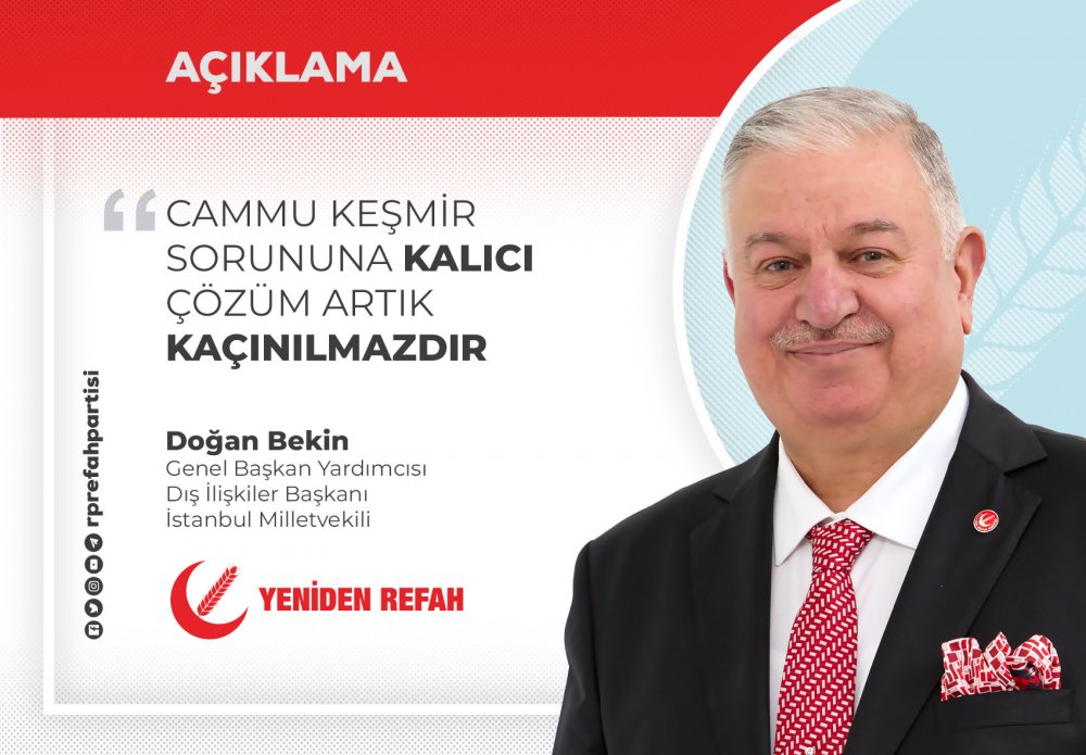 Cammu Keşmir Sorununa Kalıcı Çözüm Artık Kaçınılmazdır