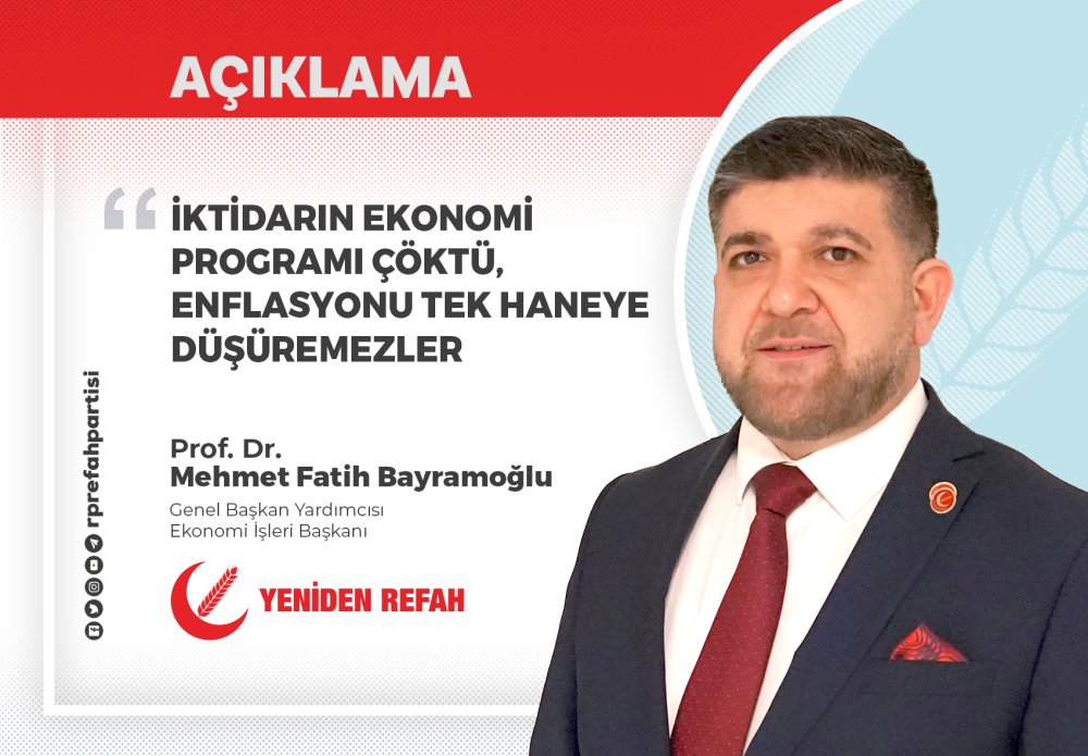 İktidarın Ekonomi Programı Çöktü, Enflasyonu Tek Haneye Düşüremezler